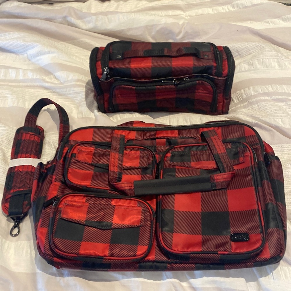 NWT LUG Puddle Jumper PJ Duffle travel carry on work & matching trolly